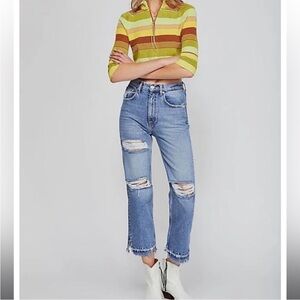 Free People Lita Distressed Jeans